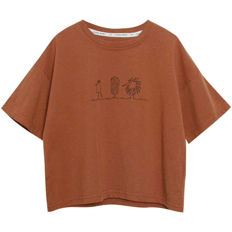 フロントプリントTシャツ