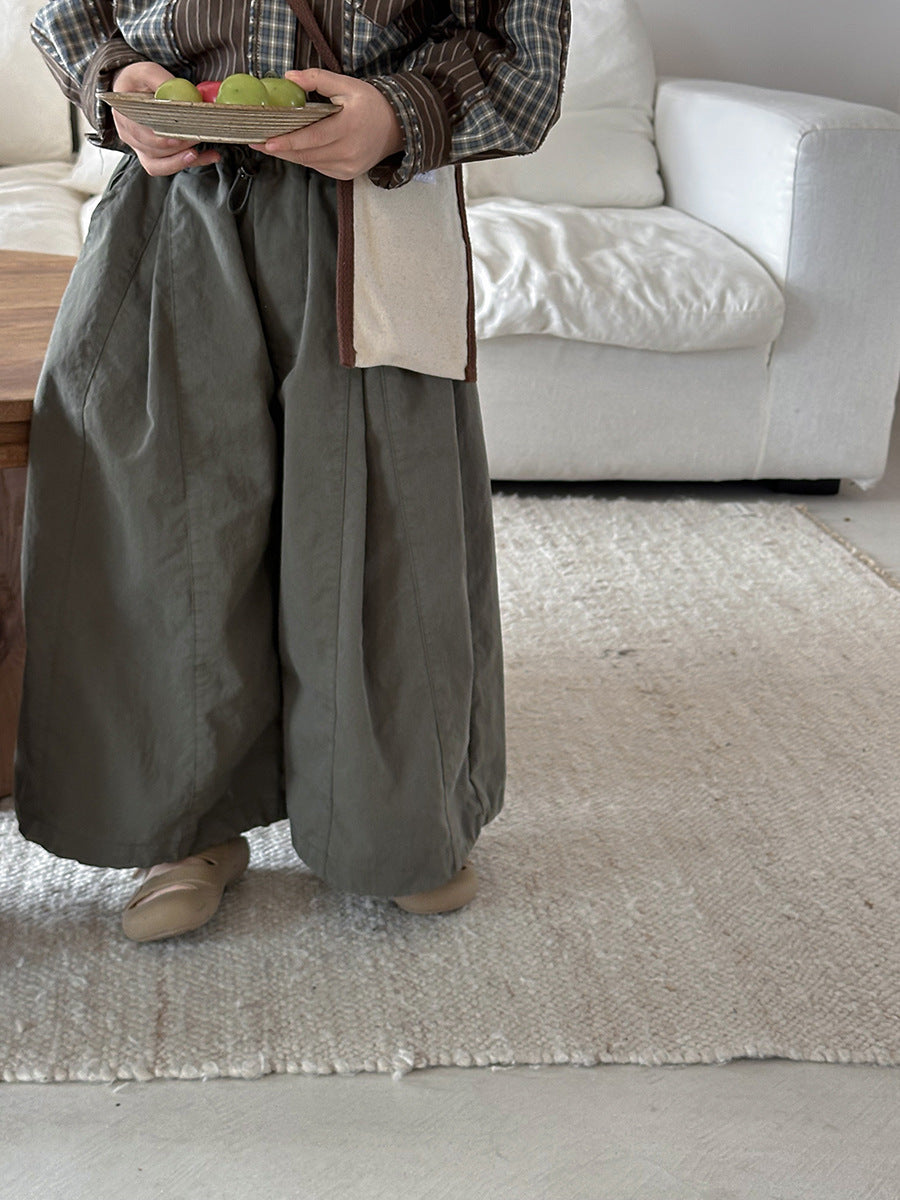 ドローコードワイドパンツ