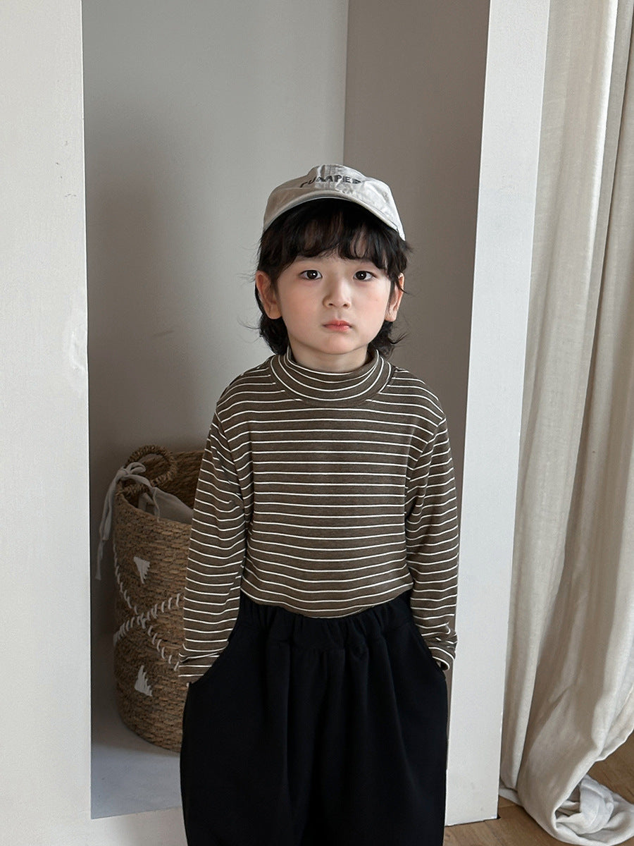 裾絞りゆったりパンツ