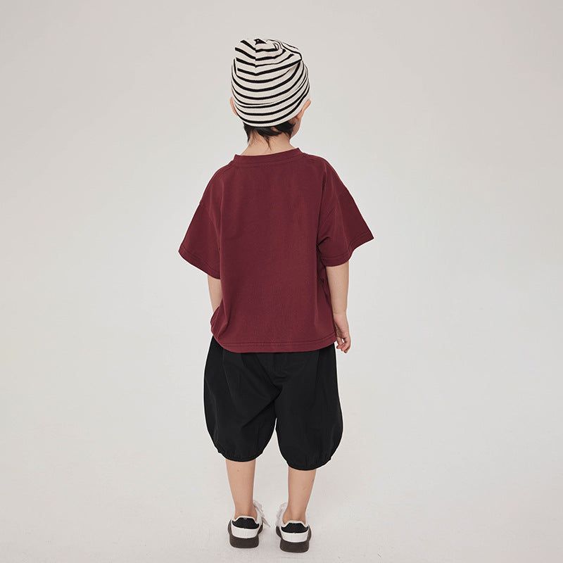 英文字プリントTシャツ