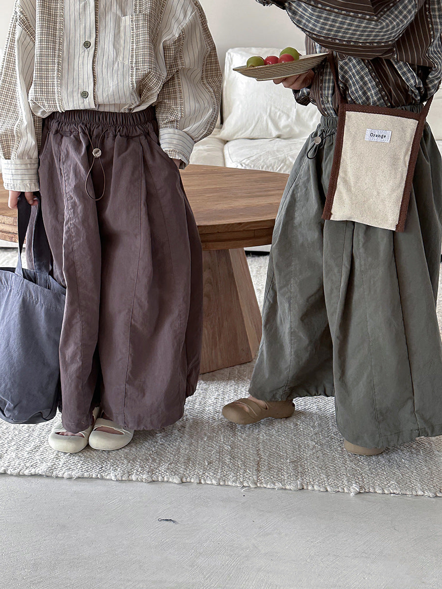 ドローコードワイドパンツ