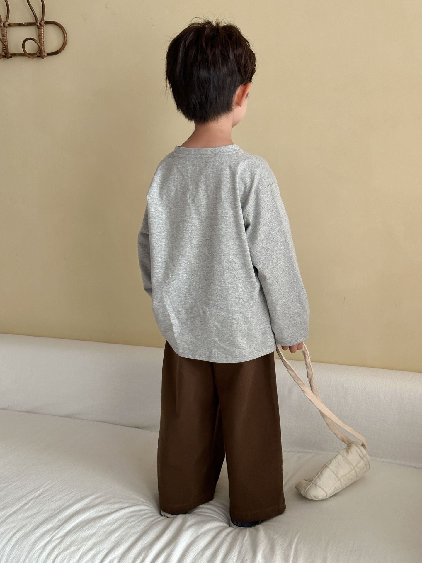 レターデザイン長袖Tシャツ