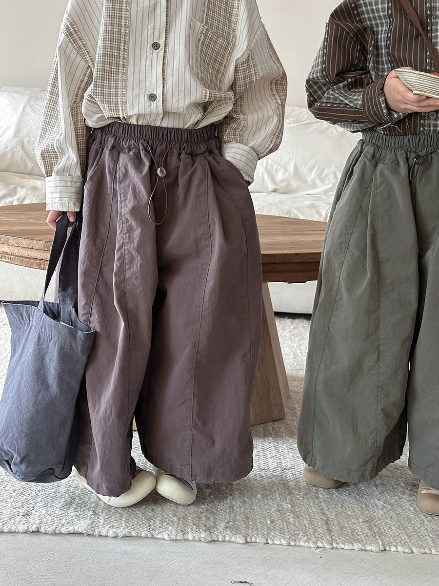 ドローコードワイドパンツ