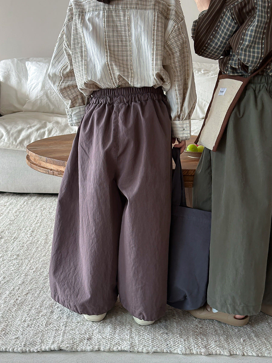ドローコードワイドパンツ