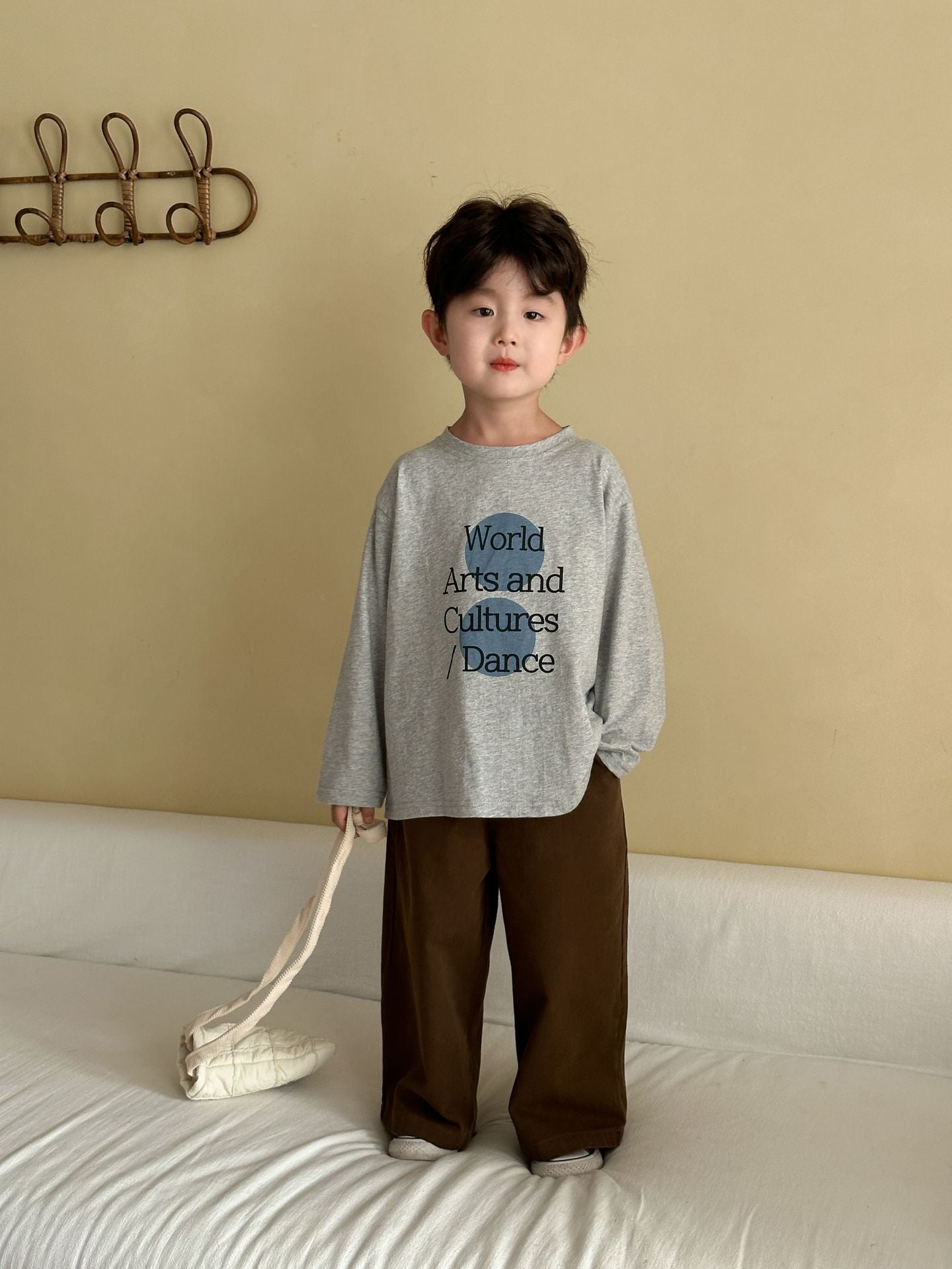 レターデザイン長袖Tシャツ