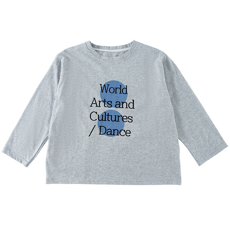 レターデザイン長袖Tシャツ