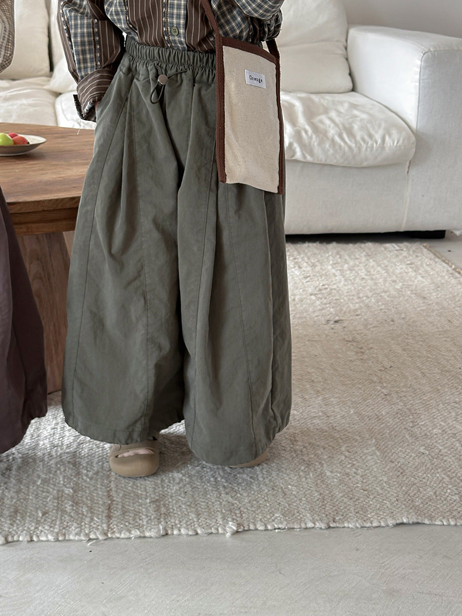 ドローコードワイドパンツ