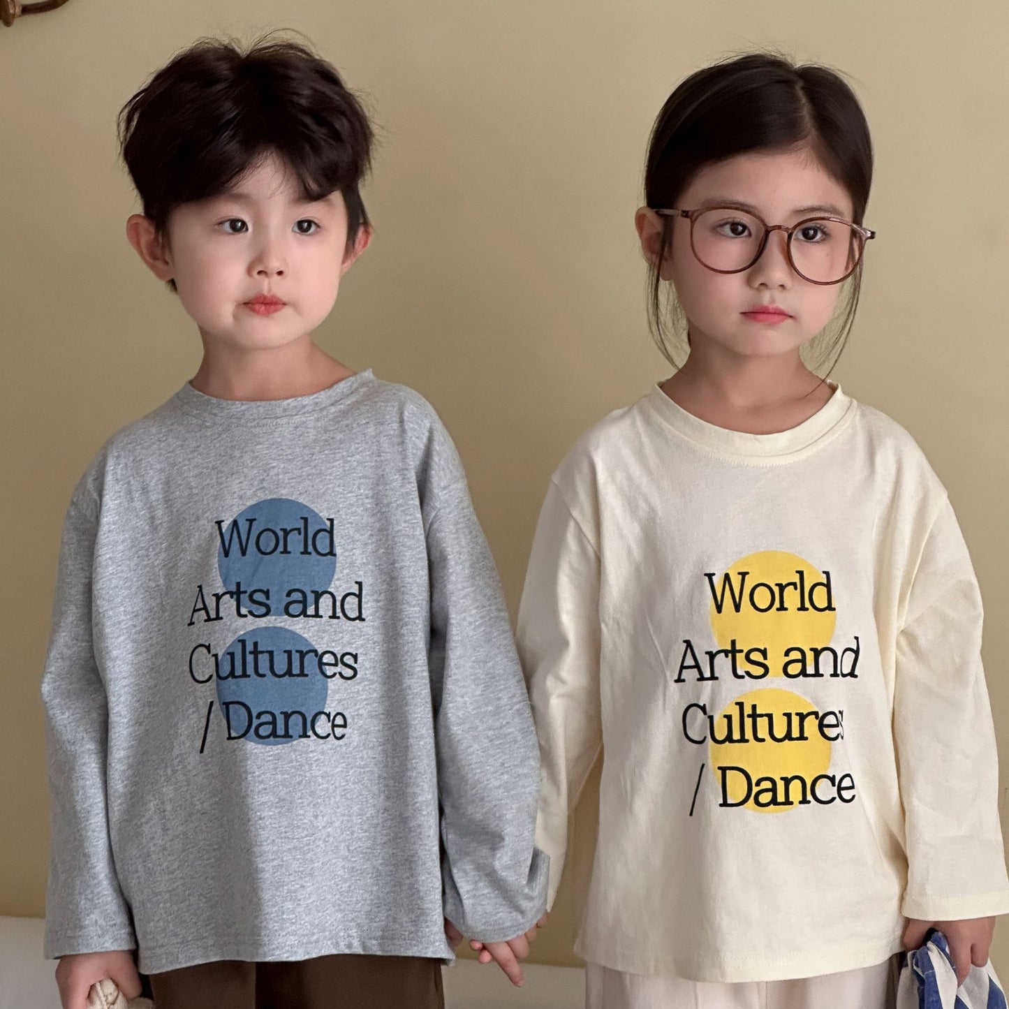 レターデザイン長袖Tシャツ
