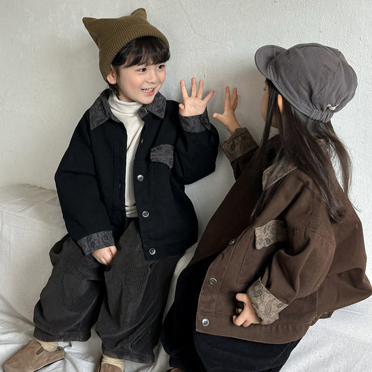 異素材ジャケット