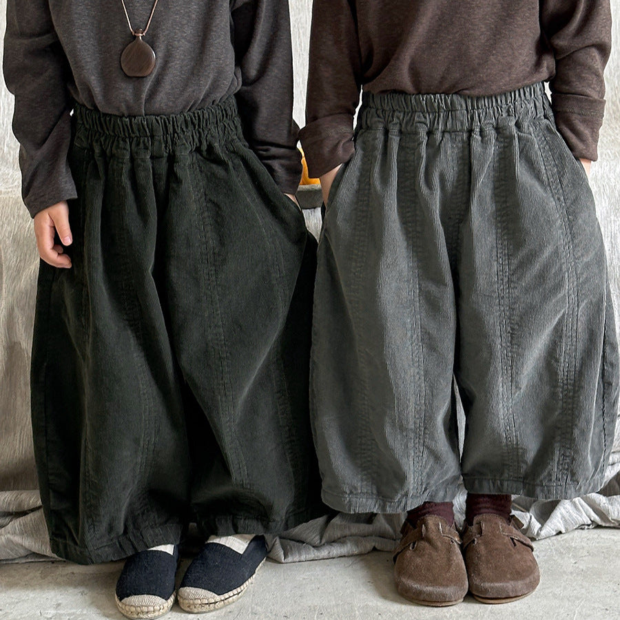 コーデュロイ4色展開パンツ