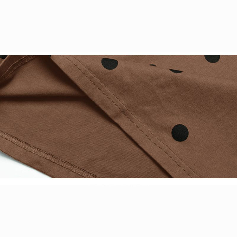 ドット柄Tシャツ