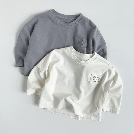 綿100%ベーシックTシャツ