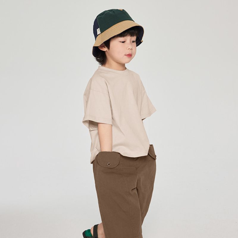 裾スリット入りTシャツ