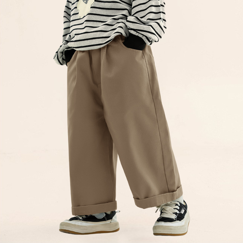 ベーシックストレートパンツ
