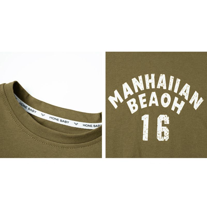 英文字プリントTシャツ