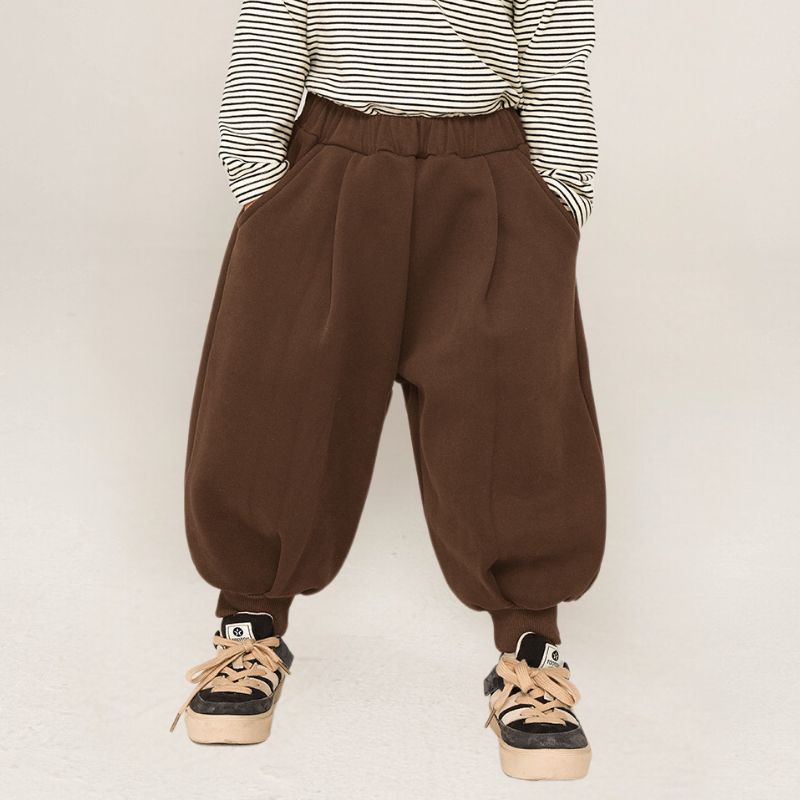 裾ゴム裏ボアパンツ