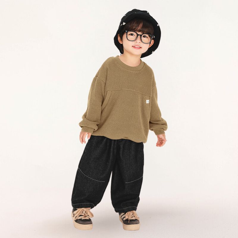 ステッチデニムパンツ