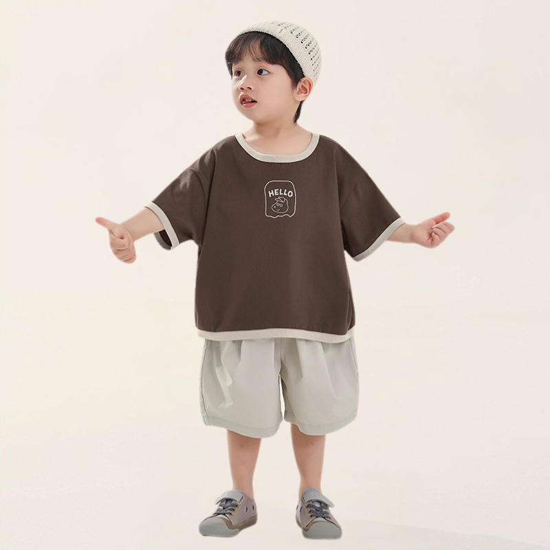 ウエストボタンショートパンツ