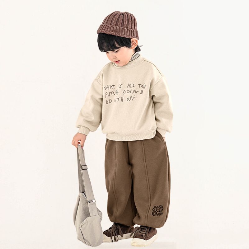 宇宙刺繍スウェットパンツ