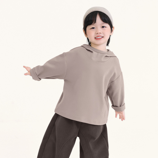 無地フーディー