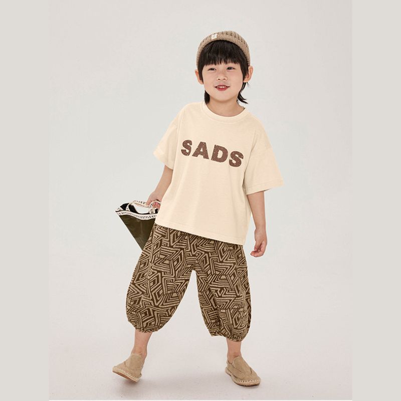 総柄7分丈パンツ