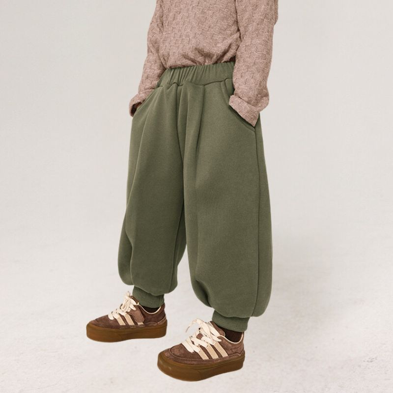 裾ゴム裏ボアパンツ