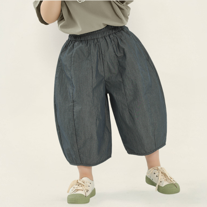 プリーツ7分丈パンツ