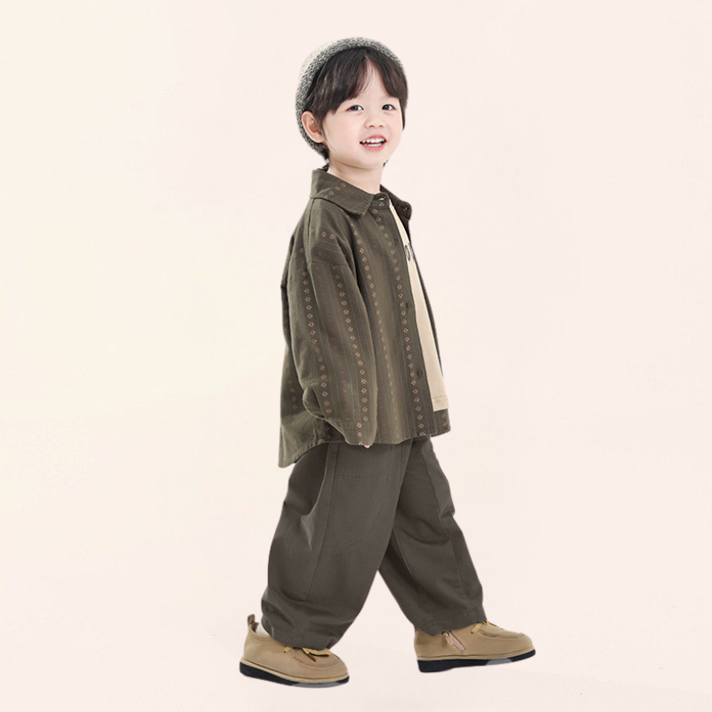 綿100%カジュアルパンツ