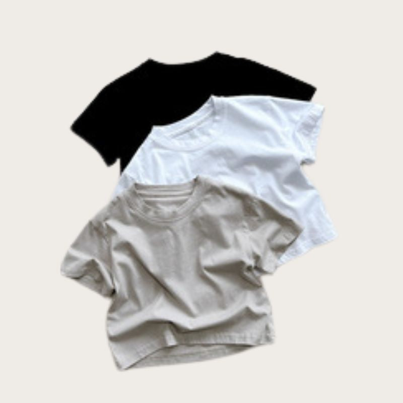 3色展開無地Tシャツ