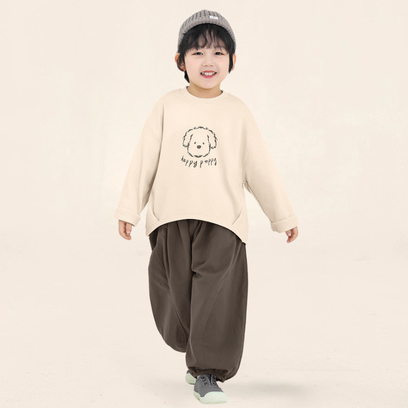 ワンちゃんプリントTシャツ