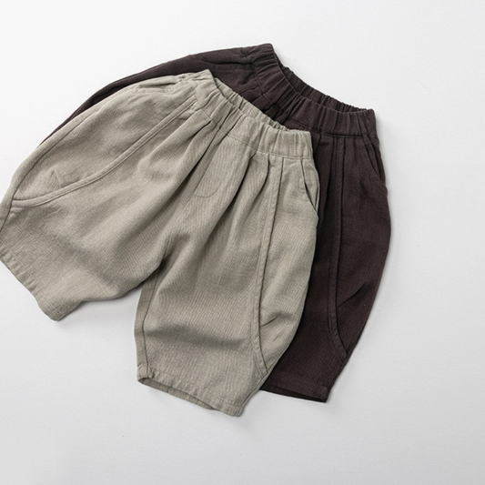 綿100%バルーンシルエットパンツ