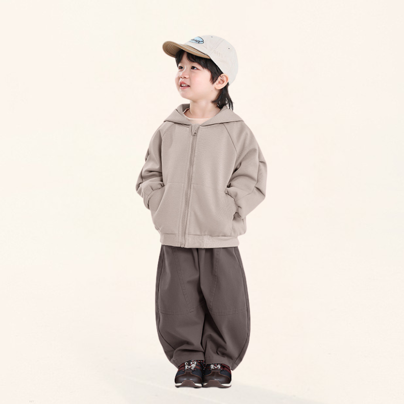 綿100%ステッチロングパンツ