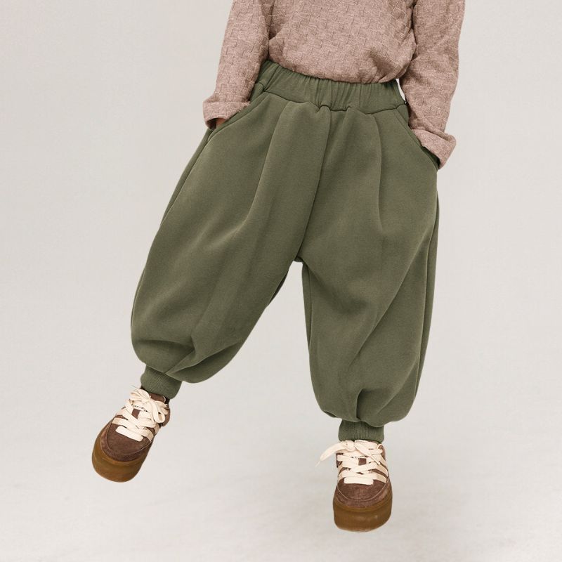 裾ゴム裏ボアパンツ