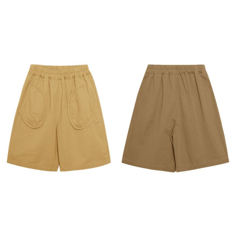 ステッチポケット付きハーフパンツ