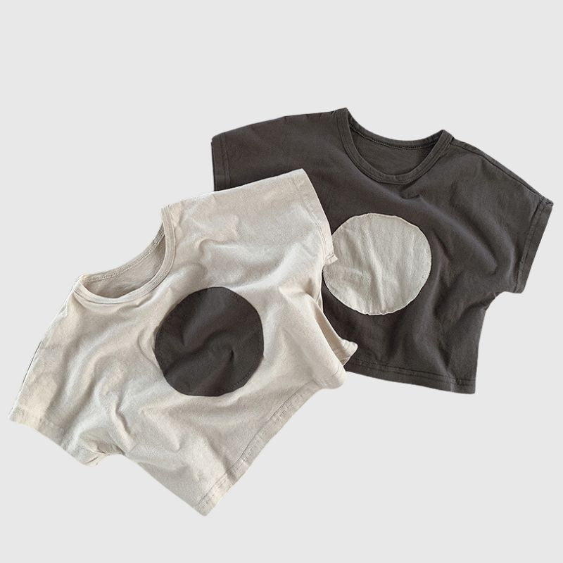 フロントマルデザインTシャツ