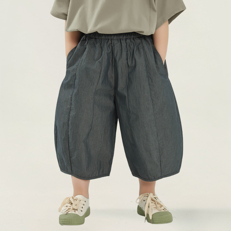プリーツ7分丈パンツ