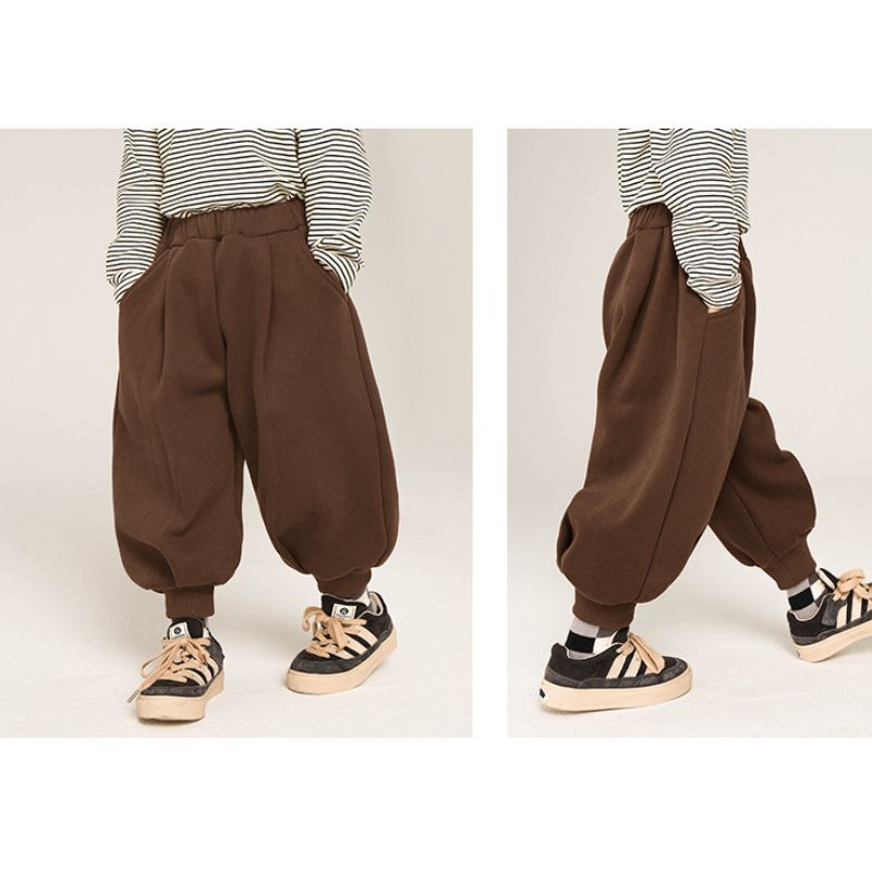 裾ゴム裏ボアパンツ
