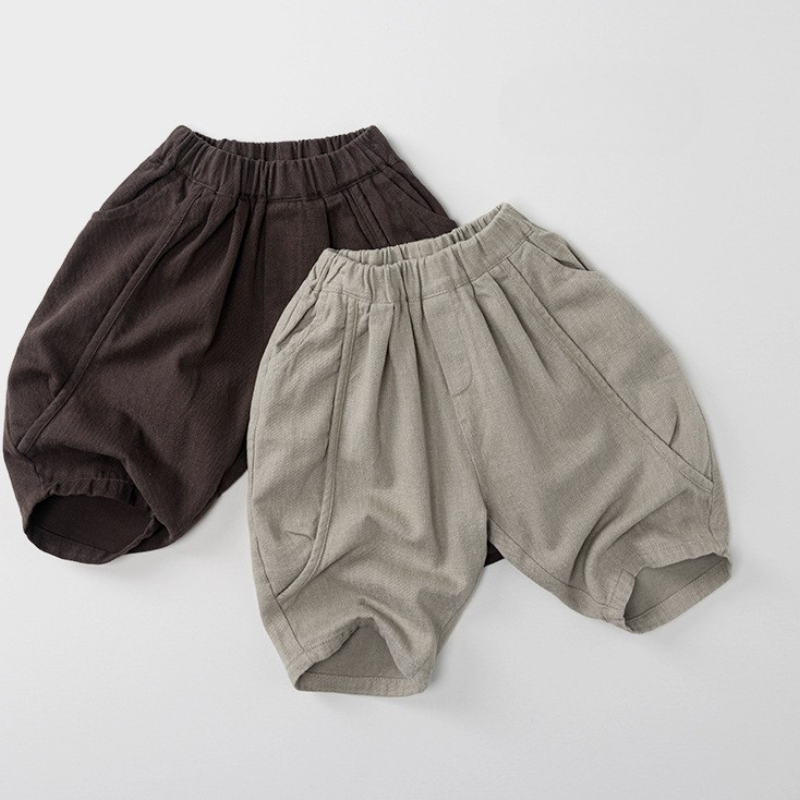 綿100%バルーンシルエットパンツ