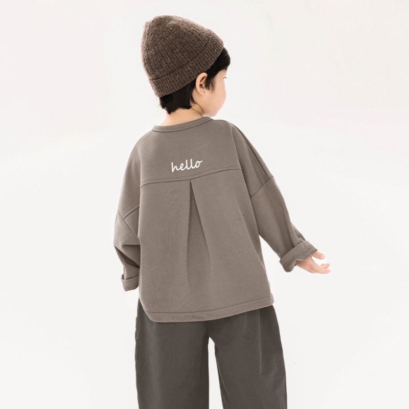 ヘンリーネック長袖Tシャツ
