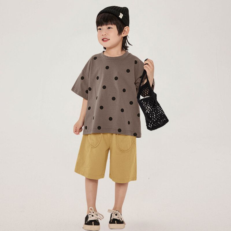ステッチポケット付きハーフパンツ