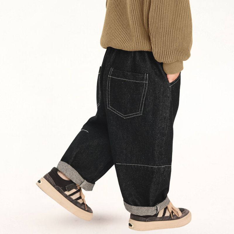 ステッチデニムパンツ