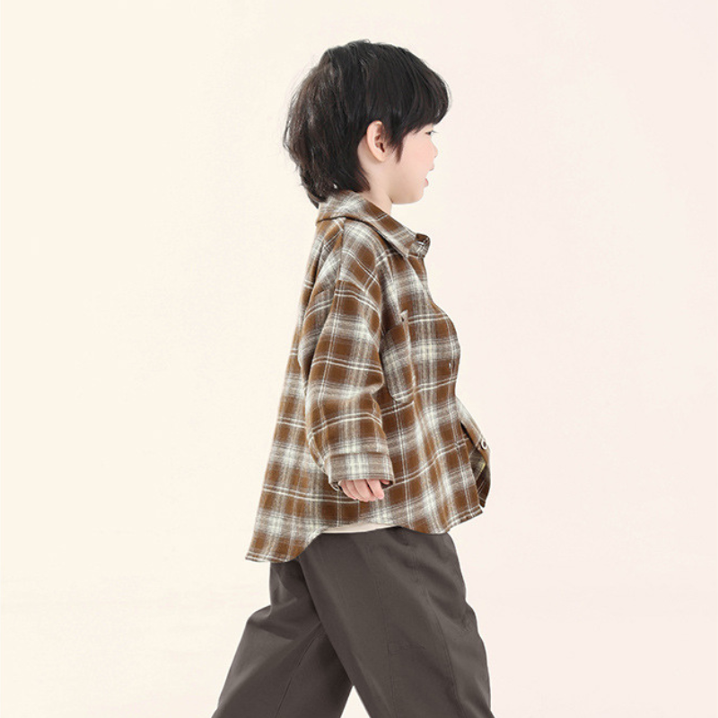 クラシカル白線チェックシャツ