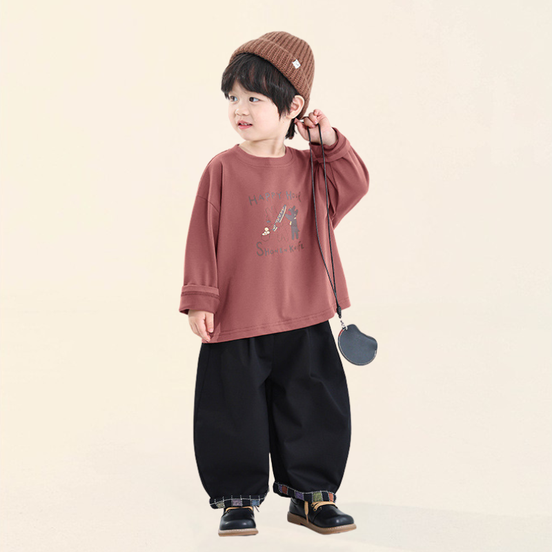 カラフルチェック巻き裾パンツ