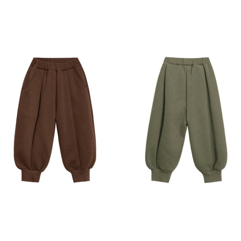裾ゴム裏ボアパンツ