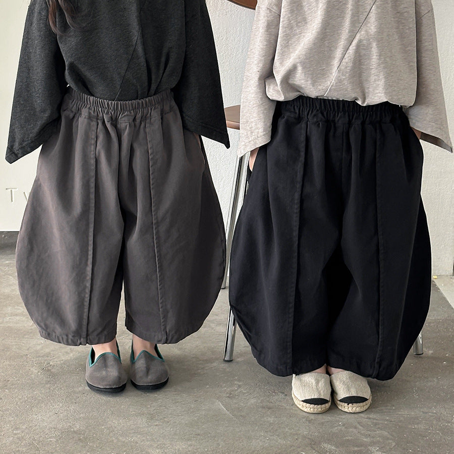 コットンセンタープリーツパンツ