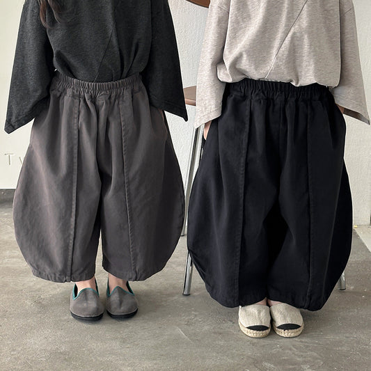 コットンセンタープリーツパンツ