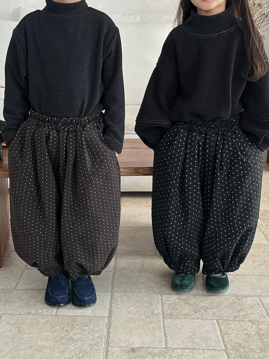 ドット裏ボアバルーンパンツ