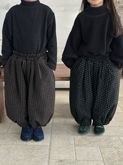 ドット裏ボアバルーンパンツ