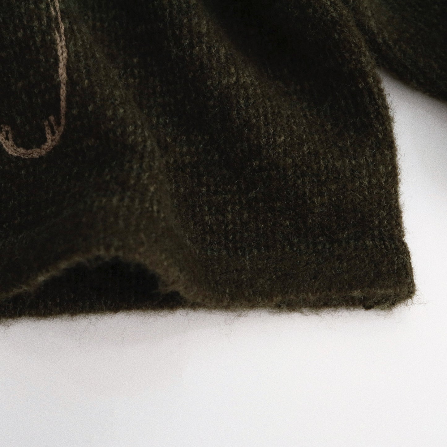 きのこプリントニットパーカー