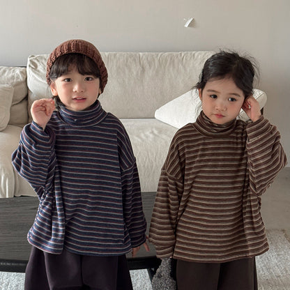 カシミア風ボーダートップス